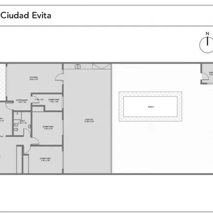 Buy this 2 bed house on El Tapetí in Partido de La Matanza, 1778 Ciudad Evita