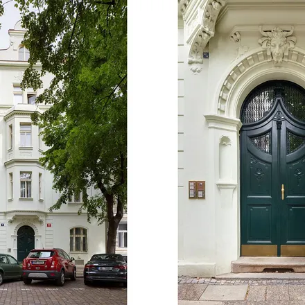 Rent this 1 bed apartment on Petra Slezáka in 186 00 Prague, Czechia