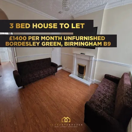 Rent this 3 bed townhouse on Third Avenue in Bordesley Green, B9 5PR