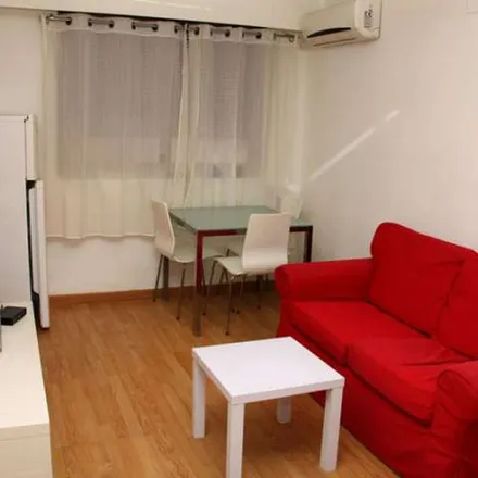 Rent this 1 bed apartment on Carrer de Sant Vicent Màrtir in 46001 Valencia, Spain
