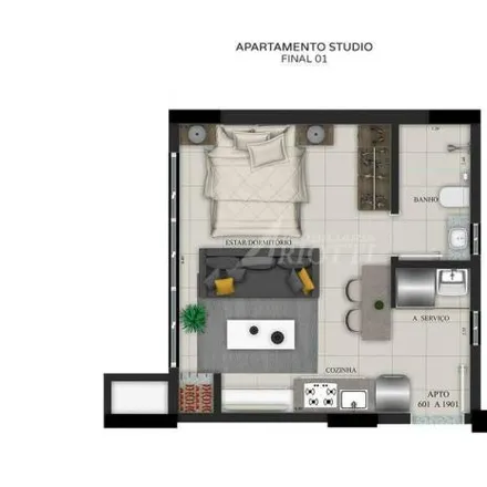Buy this studio apartment on Rua dos Andradas in Boqueirão, Passo Fundo - RS