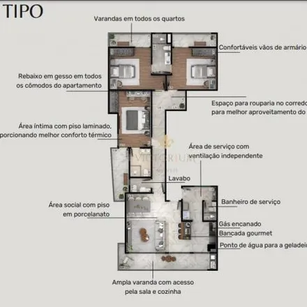 Buy this 3 bed apartment on Rua Francisco Batista de Oliveira in Aeroporto, Juiz de Fora - MG