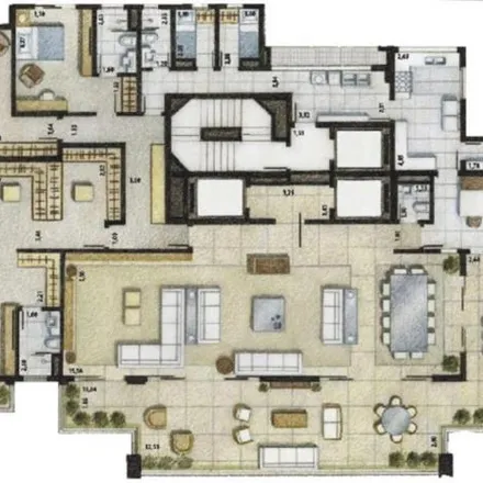 Buy this 3 bed apartment on Avenida Açocê 430 in Indianópolis, São Paulo - SP