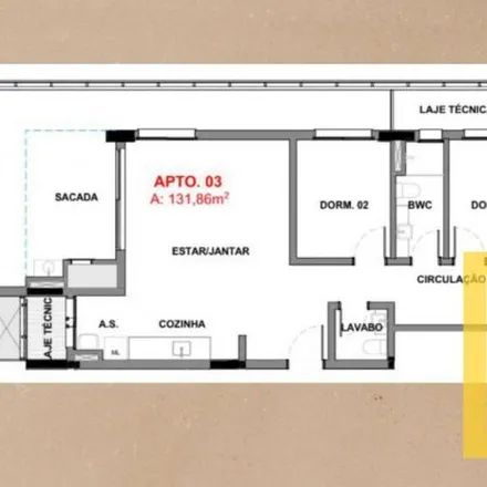 Buy this 3 bed apartment on Câmara de Vereadores de Penha in Avenida Eugênio Krause 94, Centro