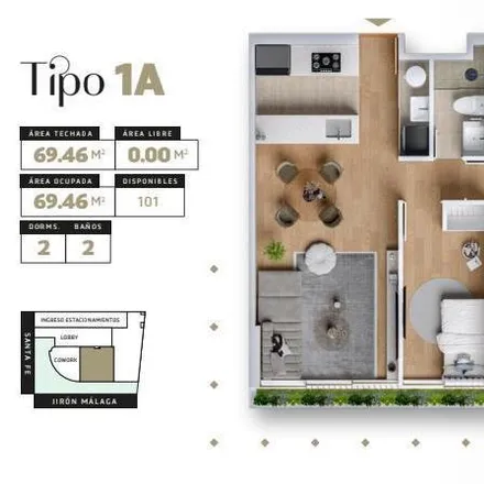 Buy this 3 bed apartment on Jirón Málaga in Santiago de Surco, Lima Metropolitan Area 15039