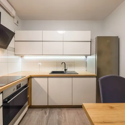 Rent this 1 bed apartment on Tarnogajska in Księdza Czesława Klimasa, 50-515 Wrocław