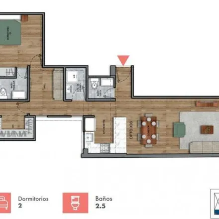 Buy this 2 bed apartment on Calle Roma 190 in Miraflores, Lima Metropolitan Area 15074