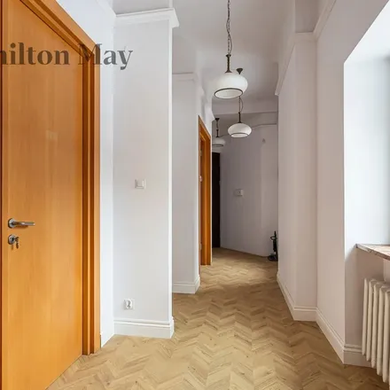 Rent this 3 bed apartment on Ludwika Waryńskiego in 00-634 Warsaw, Poland