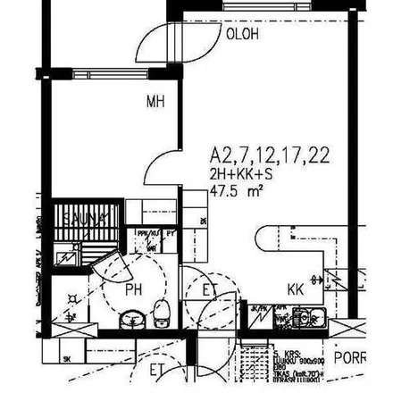 Rent this 2 bed apartment on Turvakoti Villa Jensen in Pohjoispuistokatu 1, 48100 Kotka