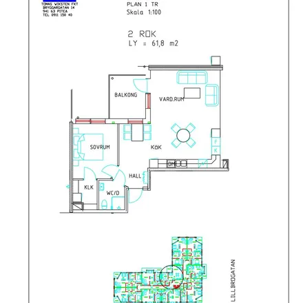 Image 1 - Nygatan 34, 941 33 Piteå, Sweden - Apartment for rent