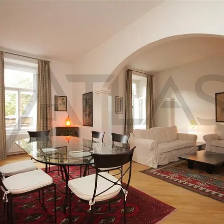 Rent this 1 bed apartment on Aréna in Hořejší nábřeží, 151 34 Prague