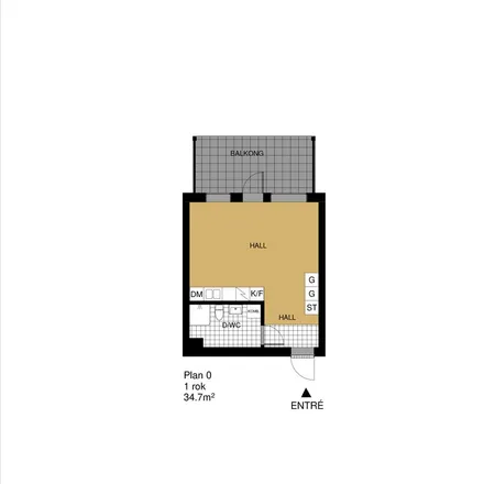 Rent this 1 bed apartment on Hästhovsvägen in 734 32 Hallstahammar, Sweden