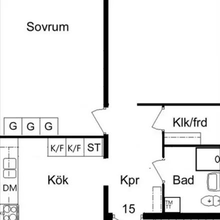 Rent this 2 bed apartment on Anderstorpsgymnasiet in Gymnasievägen 5, 931 57 Skellefteå