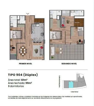 Buy this 3 bed apartment on Montesquieu in Surquillo, Lima Metropolitan Area 15038