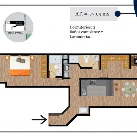 Buy this 2 bed apartment on La Carabela in Santiago de Surco, Lima Metropolitan Area 15049