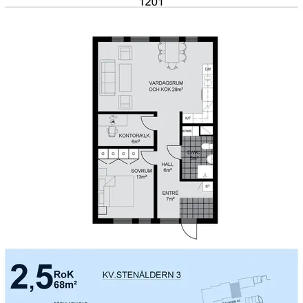 Image 1 - Floravägen, 149 31 Nynäshamn, Sweden - Apartment for rent