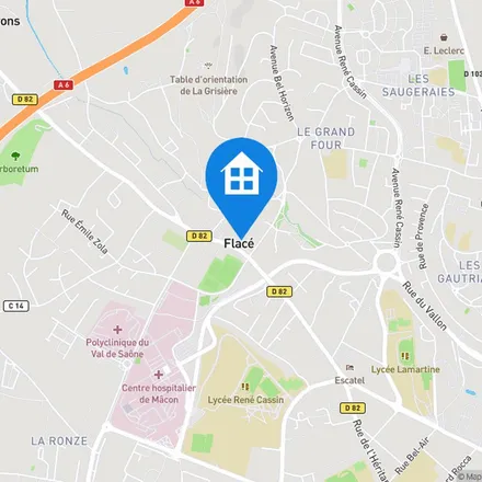Rent this 1 bed apartment on 7 Place de l'Église in 71000 Mâcon, France