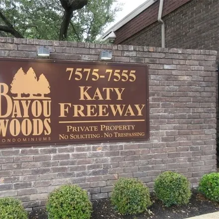 Buy this 2 bed condo on First Baptist Church in Memorial Woods Drive, Houston