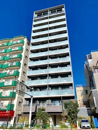 Rent this studio apartment on イーストコモンズ清澄白河フロントタワー in Kiyosubashi-dori Avenue, Shirakawa