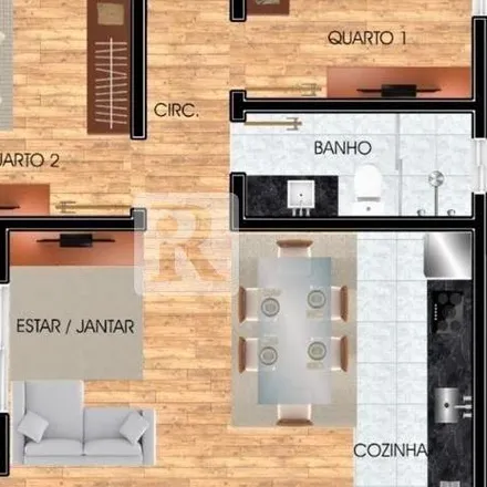 Buy this 2 bed apartment on Rua Antônio de Andrade in Maria Antonieta, Pinhais - PR