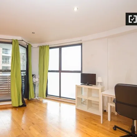 Rent this studio apartment on 102 Copenhagen Place in Bow Common, London