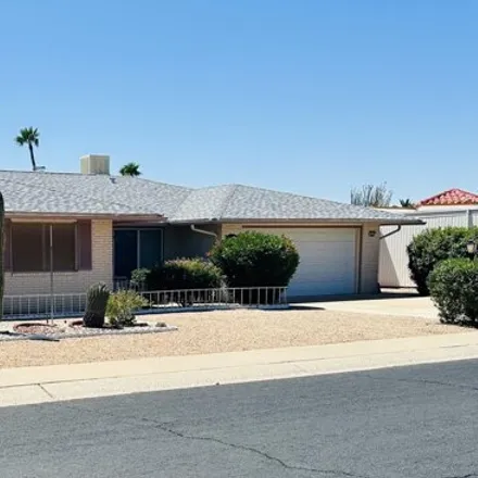 Buy this 3 bed house on 9619 West Brokenstone Drive in Sun City CDP, AZ 85351