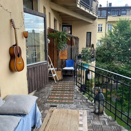 Rent this 1 bed apartment on Waldemar Thranes gate 55A in 0173 Oslo, Norway