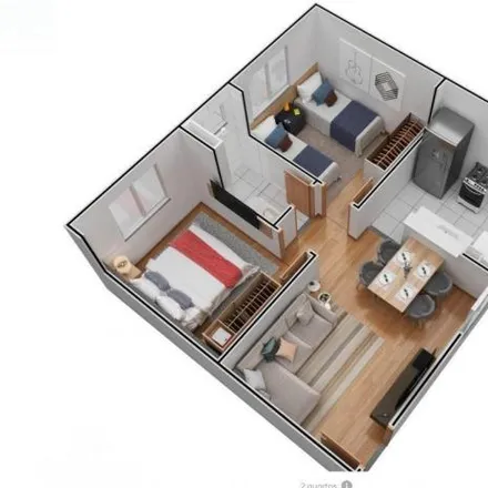 Buy this 2 bed apartment on Rua Cardeal Arco Verde in Seminário, Campo Grande - MS