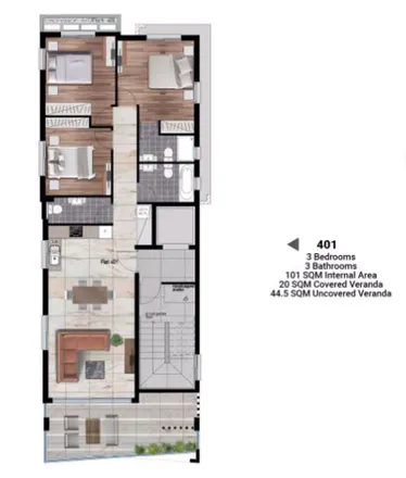 Image 7 - Faneromenis Avenue, 6035 Larnaca, Cyprus - Apartment for sale