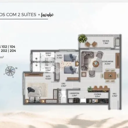 Buy this 1 bed apartment on Rua Berta Lutz in Cachoeira do Bom Jesus, Florianópolis - SC