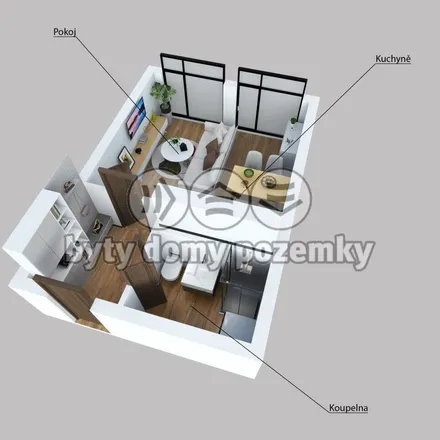 Rent this 1 bed apartment on Děčín in Masarykovo náměstí, Masarykovo náměstí
