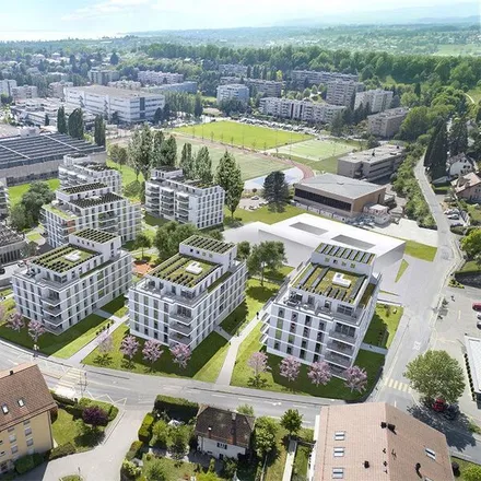 Rent this 4 bed apartment on Route du Bois 55A in 1024 Ecublens, Switzerland