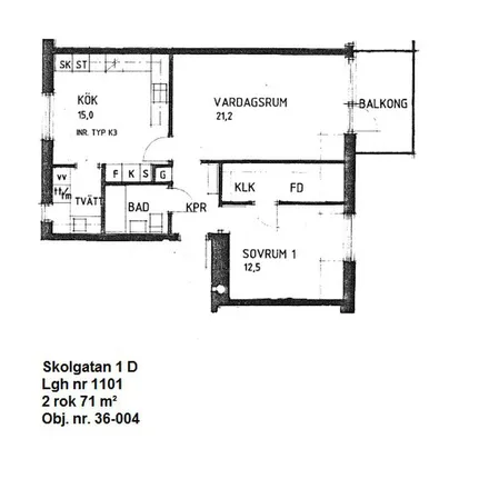 Rent this 2 bed apartment on Aranäsgymnasiet in Gymnasiegatan, 434 42 Kungsbacka