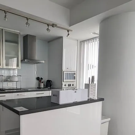 Rent this 2 bed condo on Toronto in ON M5J 0B1, Canada