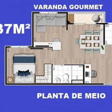 Buy this 2 bed apartment on Calçada Partilhada Avenida Hebe Camargo in Paraisópolis, São Paulo - SP