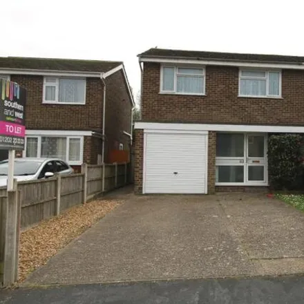 Rent this 3 bed duplex on Derwent Close in Barns Road, Ferndown