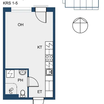 Rent this 1 bed apartment on Helenenkatu 14 in 05800 Hyvinkää, Finland