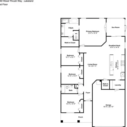 Image 2 - Wood Thrush Way, Lakeland, FL 33811, USA - House for rent