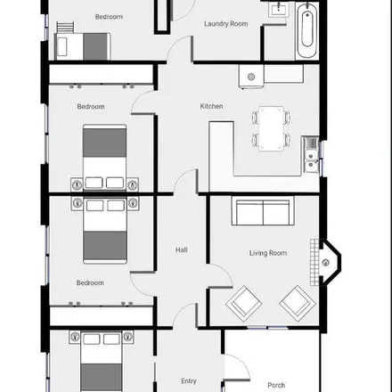 Rent this 3 bed apartment on McFarlane Laneway in Ouyen VIC 3490, Australia