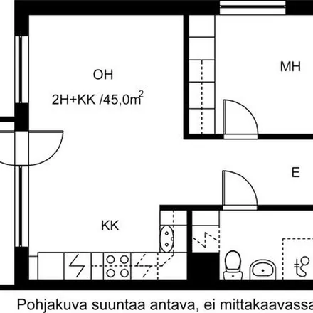 Rent this 2 bed apartment on Nuolikatu 7d in 7e, 15110 Lahti