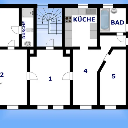 Rent this 5 bed apartment on Pizzeria Bravo in Carolinenstraße 1, 07973 Greiz