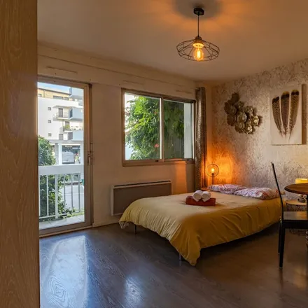 Rent this studio apartment on Saint-Jorioz in Route du Laudon, 74410 Machevaz