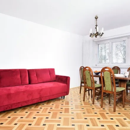 Rent this 3 bed apartment on Kochanowskiego 04 in Generała Klemensa Stanisława Rudnickiego, 01-865 Warsaw