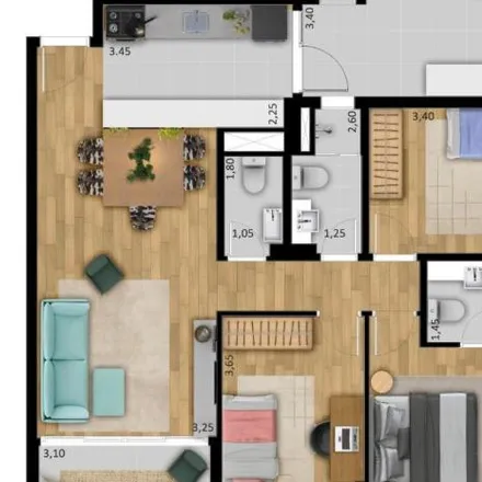 Buy this 3 bed apartment on Rua Amaro Cavalheiro 322 in Pinheiros, São Paulo - SP