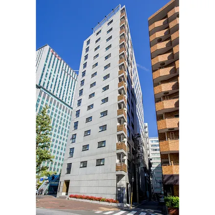 Rent this studio apartment on Ginza in Showa-dori Avenue, Kyobashi