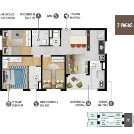 Buy this 2 bed apartment on Rua Armênia in Vila São José, Osasco - SP