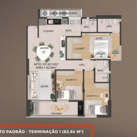 Buy this 3 bed apartment on Rua General Artur Oscar 65 in Encruzilhada, Recife - PE