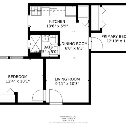 Rent this 2 bed apartment on #22 in 81 Park Drive, West Fens