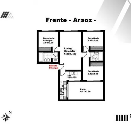 Buy this 3 bed apartment on Aráoz 733 in Villa Crespo, C1414 DPO Buenos Aires