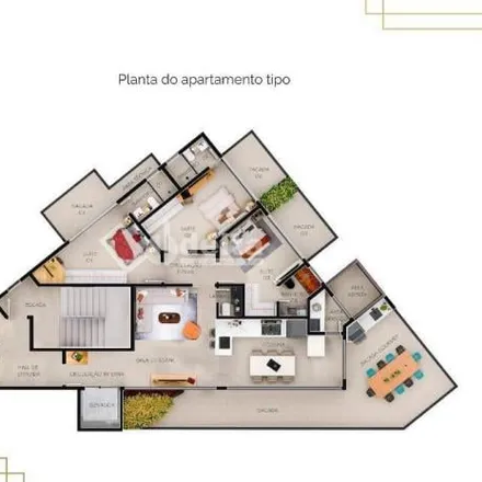 Image 1 - Rua José de Oliveira Pinto, Cidade Jardim, Uberlândia - MG, 38411-076, Brazil - Apartment for sale